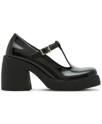 Lottie T-Strap Platform Mary-Jane Pumps