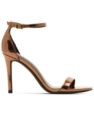 Brazen Two-Piece Stiletto Dress Sandals