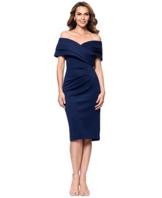 Women's Off-The-Shoulder Sheath Dress