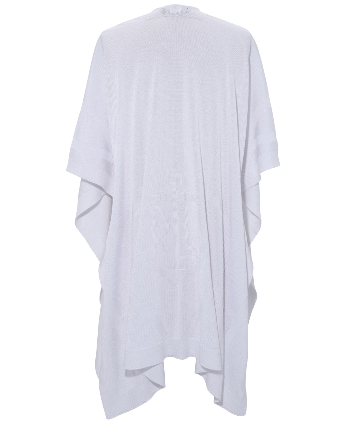 Ralph Lauren Textured Knit Ruana In White