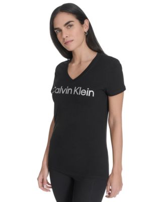 Women's V-Neck Logo Short-Sleeve T-Shirt