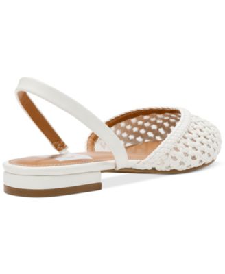 Women's Cashe Woven Slingback Pointed-Toe Flats