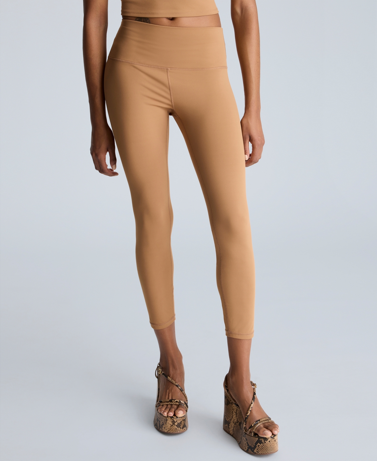Women's High-Waist 7/8 Leggings - Dark Honey