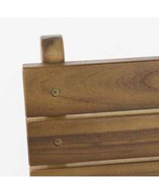 Streamdale Natural 5-Piece Wood Outdoor Patio Dining Set,Natural Stained