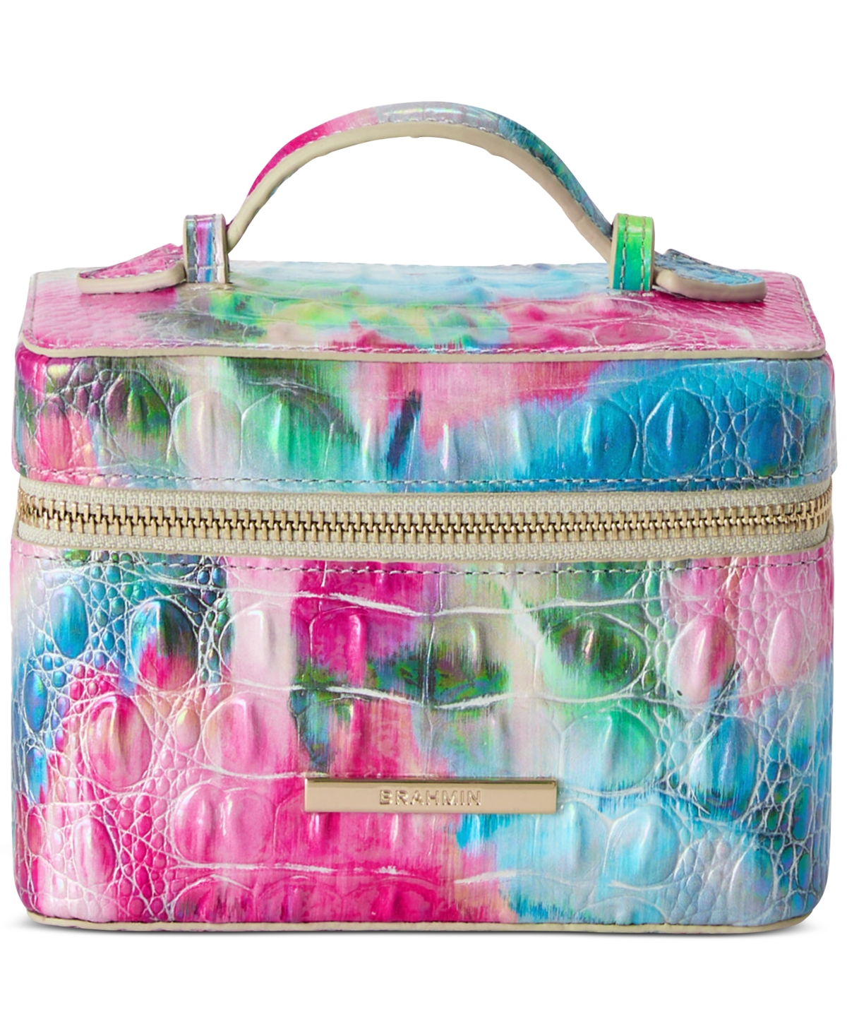 Small Charmaine Marketplace Melbourne Leather Travel Case - Impression