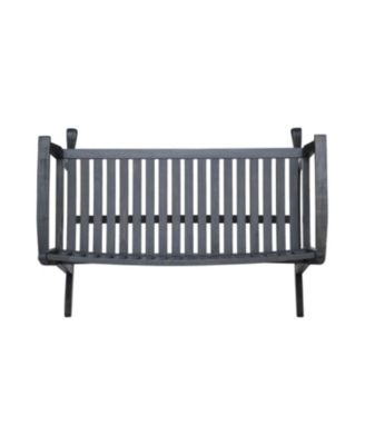 Streamdale Baxter Rocking Loveseat Acacia Wood