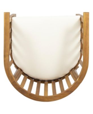 Streamdale Outdoor 6 Seater Acacia Wood Dining Set with Cushins,Finish and Cream