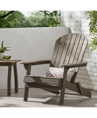 Streamdale Rustic Acacia Folding Adirondack Chair