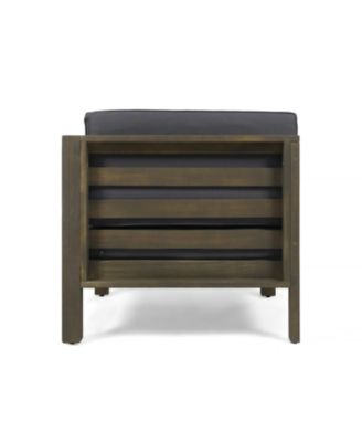 Streamdale Acacia Wood Outdoor Loveseat Sectional - 2 Piece Set