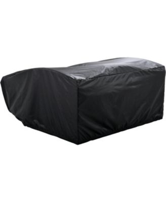 Streamdale PE Wicker Double Chaise Lounge, Reclining, Cushions, Cover, Gray