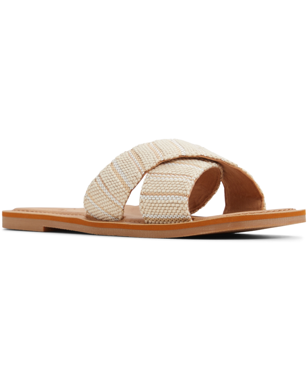 Women's Andreya Raffia Slip-On Sandals - Beige