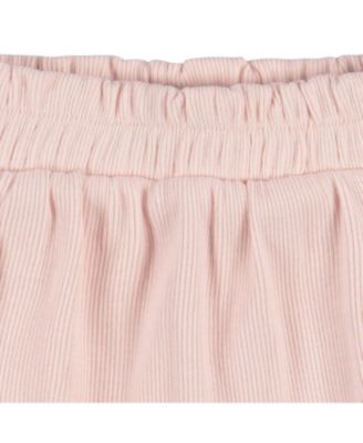 Baby Girls Crystal Pink Bodysuit and Shorts Set, 2-Pack