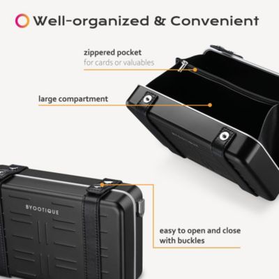 Mini Suitcase Crossbody Bag Portable Hard Shell Aluminum Cosmetic Makeup Case with Adjustable Strap Travel Handbag for Makeup Artist,Red