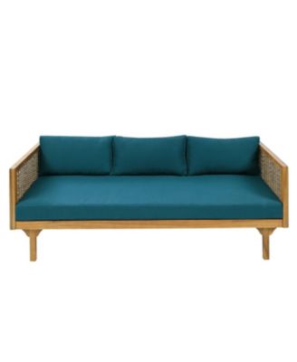 Streamdale Acacia Wood 3-Seater Daybed & Coffee Table Set