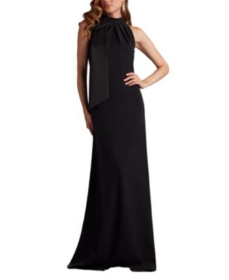 Women's Sims Taffeta Shoulder Bow Halter Gown