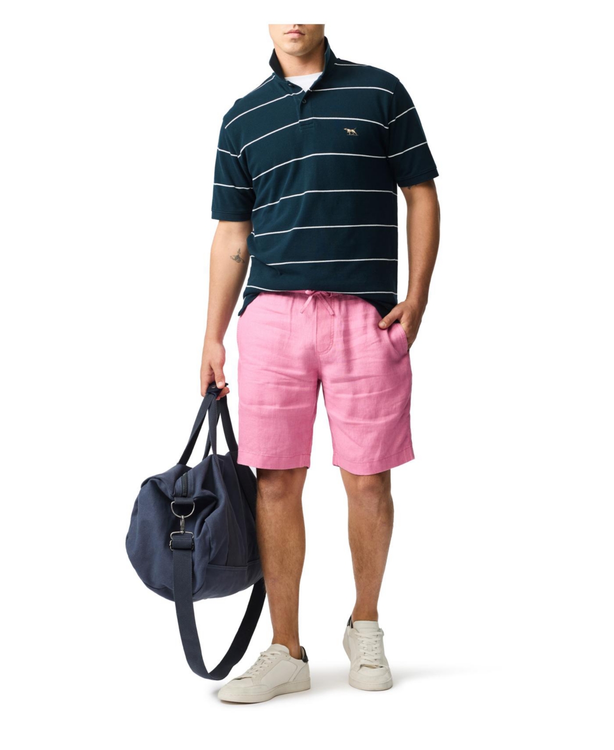 Rodd & Gunn Linen Shorts In Pink