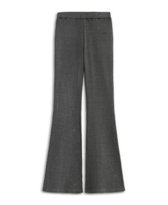 Women's Ribbed Bell-Bottom Pants