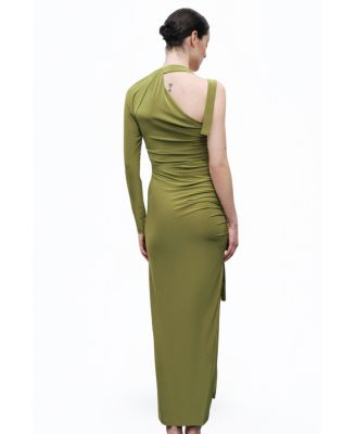 Women's One Sleeve Maxi Dress