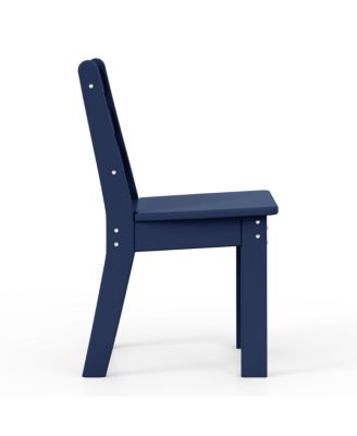 Outdoor HDPE Kids Plastic Toddler Dining Chair (Set of Two)
