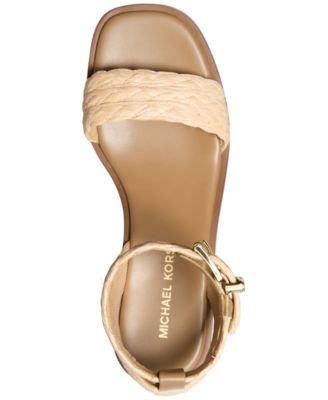 Michael Kors Sandra Buckles Espadrille Platform Sandals - Macy's