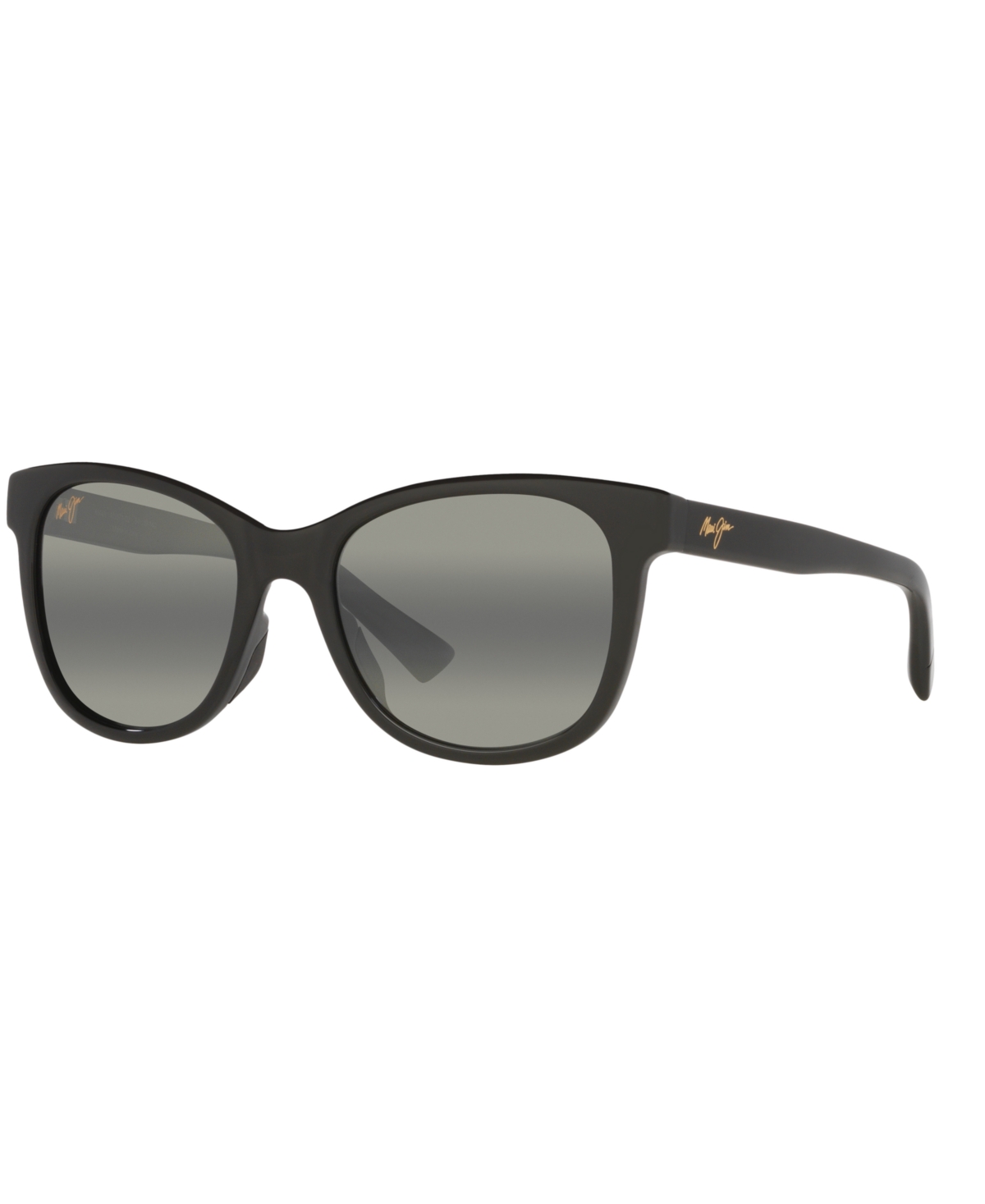 Maui Jim Women's Kiopaa Polarized Sunglasses, Mj000787 In Black Shiny