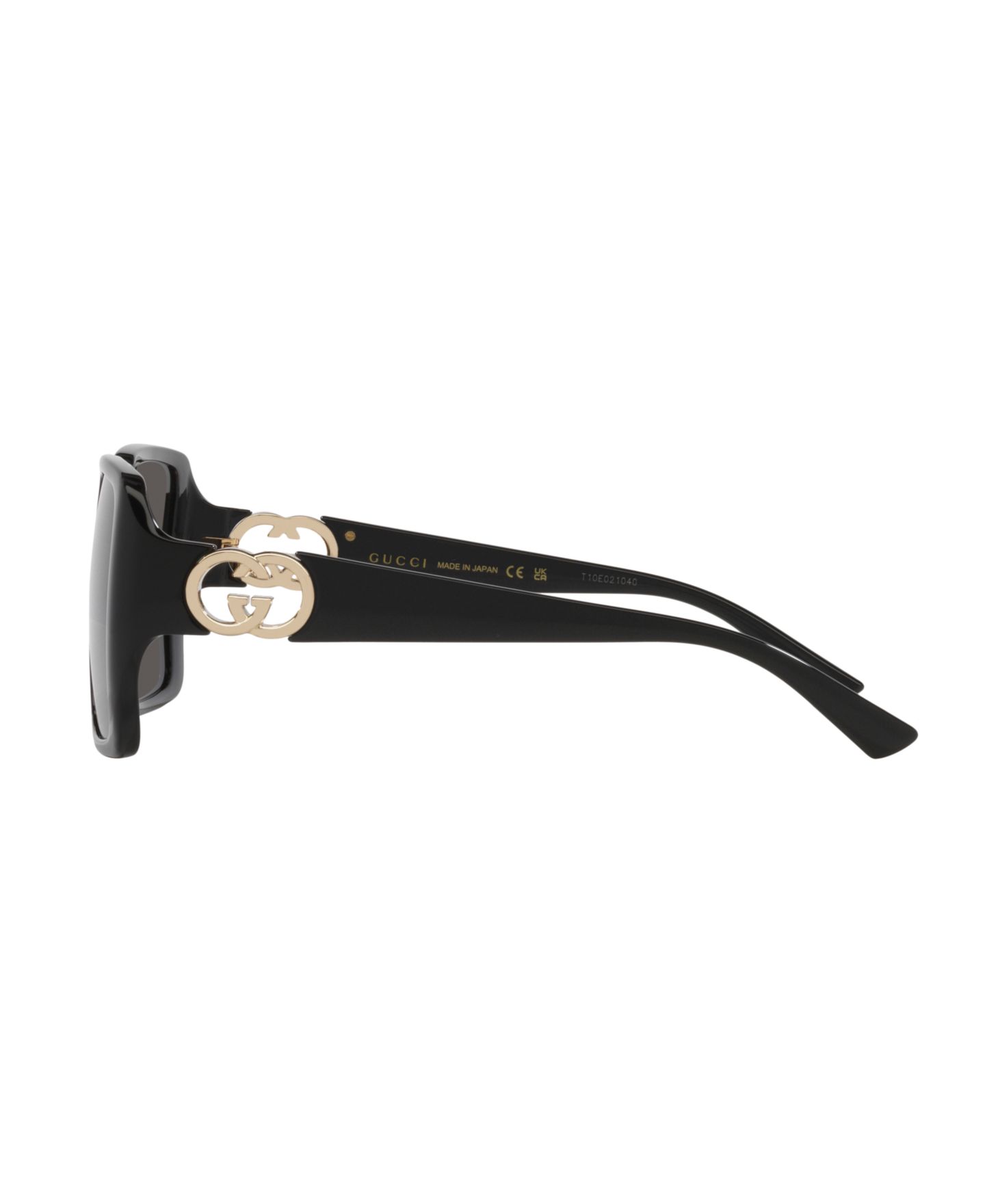 Женские солнцезащитные очки Gucci Large Sunglasses, GG1692SA GC002293, цвет: Чёрный — фото 3
