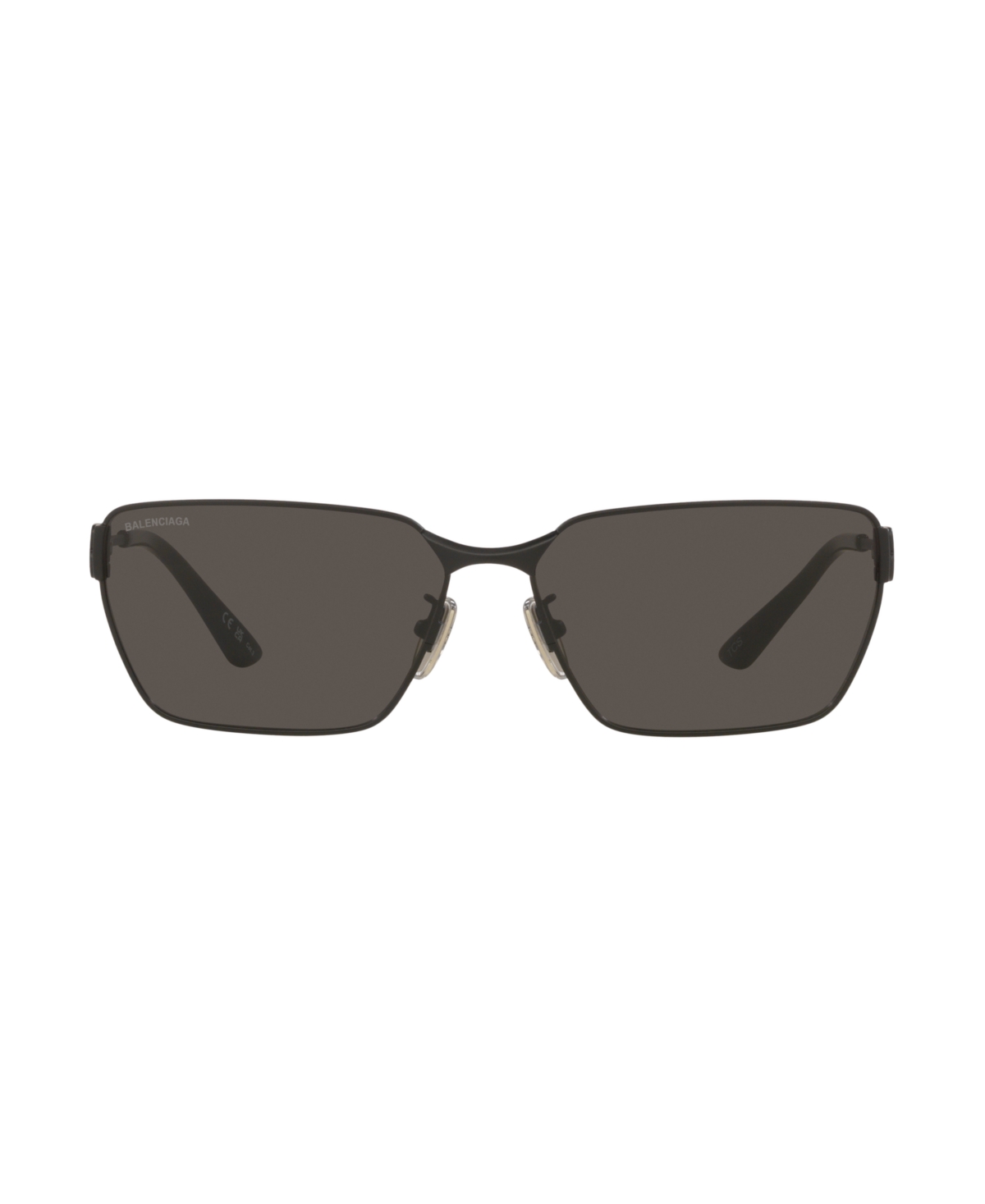 Balenciaga Eyewear Rectangle Frame Sunglasses In Black