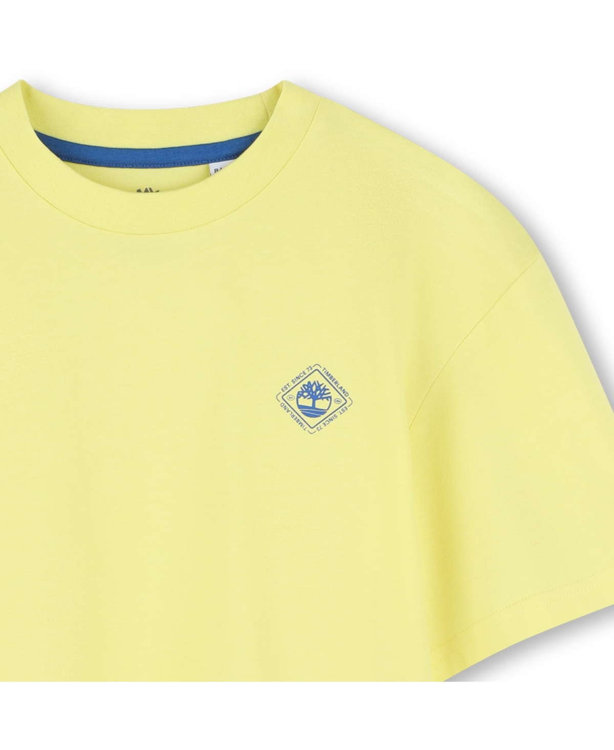 Timberland Big Boys Short Sleeve T-shirt In Straw Yellow