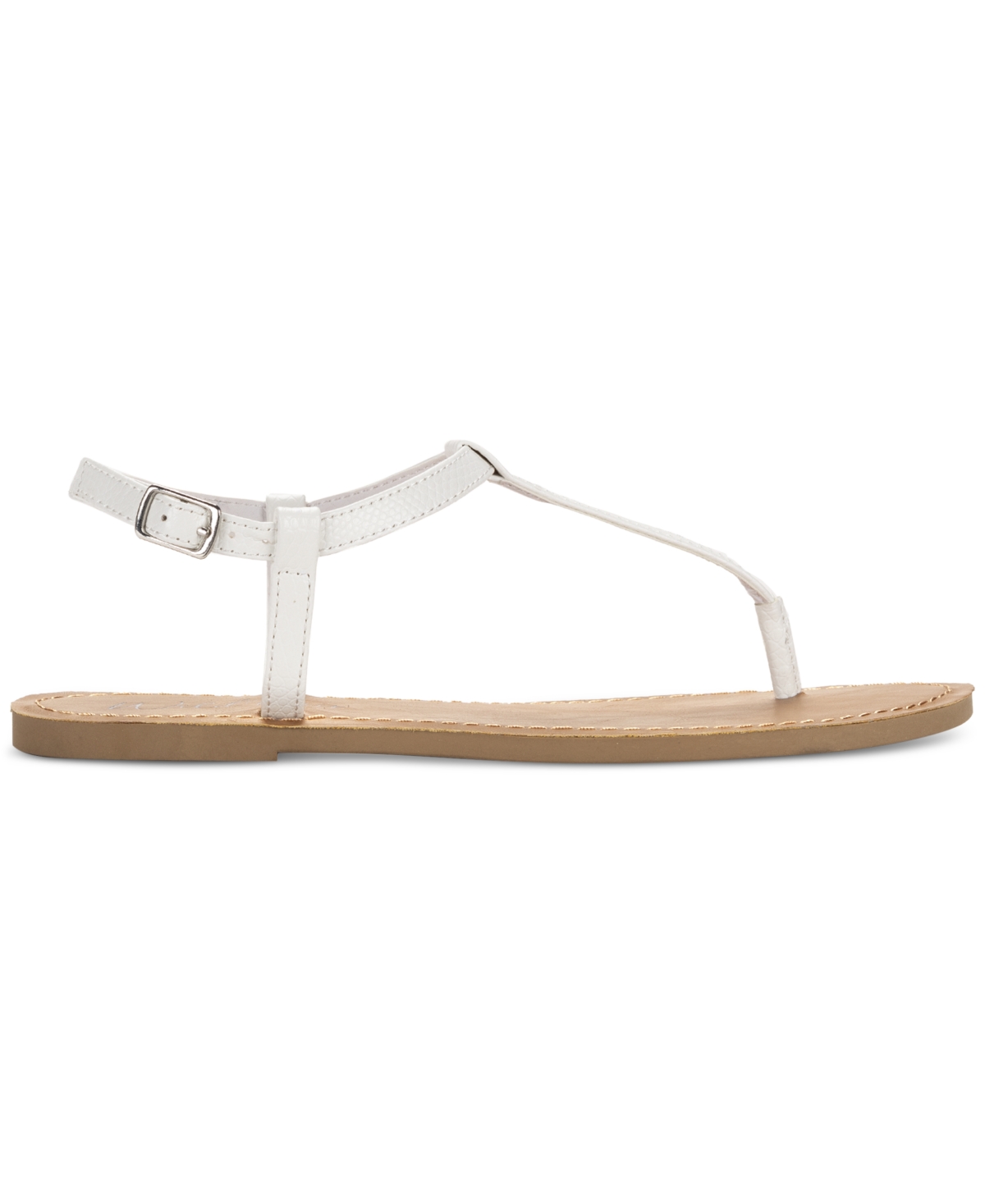 Shop Wild Pair Women's Krisleyy Flat Sandals, Exclusively At Macy's In White