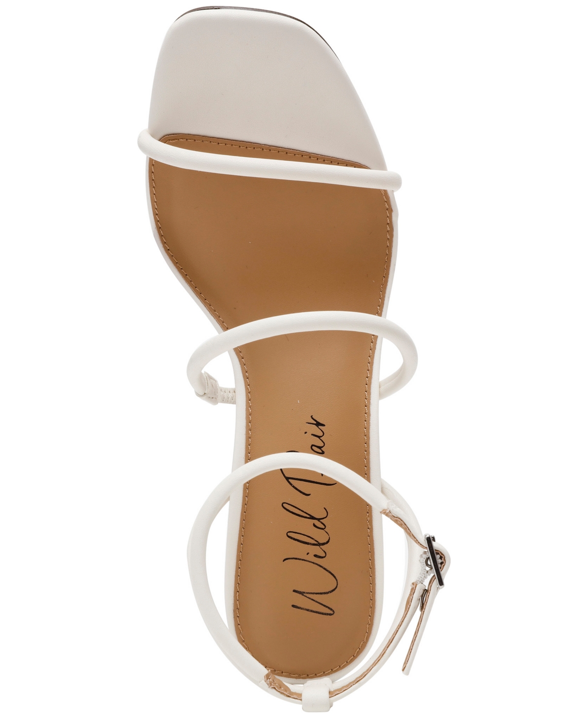 Shop Wild Pair Women's Louudd Dress Sandals, Exclusively At Macy's In White Smooth