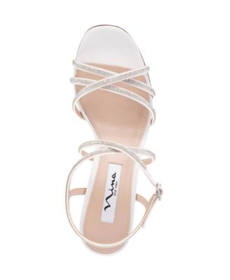 Women's Anna Crystal Embellished Strappy Dress Sandals