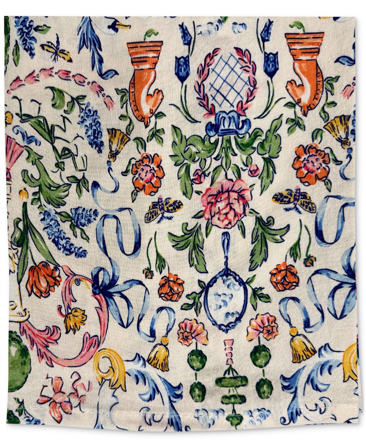 Macy's Flower Show 2-pc. Tea Towel Set, Exclusively At  In Blue Multi- Garden Topiary