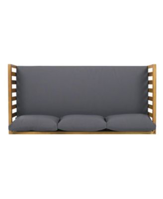 Streamdale Acacia Wood 3-Seater Daybed & Coffee Table Set