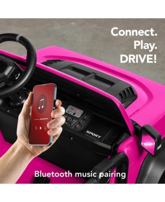 Kids 24V 2-Seater Electric Ride-On Car Truck w/ Parent Control, Bluetooth, LED Lights