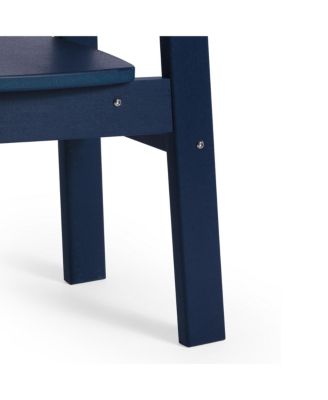 Kids 5-Piece Modern HDPE Dining Table and Chairs Set