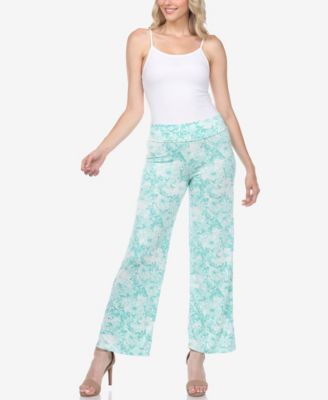 Women's Floral Print Wide Leg Palazzo Pants