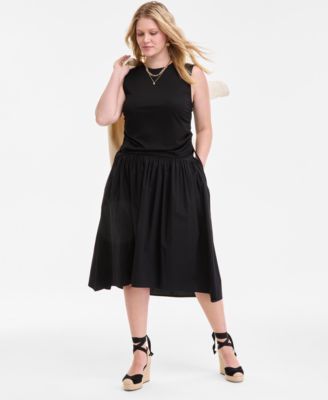 On 34th - Women's Drop-Yoke Midi Skirt