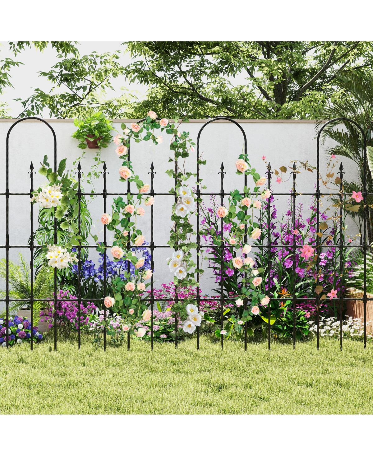 Outdoor Garden Rose Arch Trellis for Climbing Plants