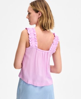 Women's Ruffle-Strap Tank, Exclusively at Macy's