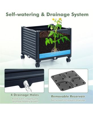 Outdoor Elevated Garden Bed Durable Raised Planter Box for Vegetables, Herbs, and Flowers