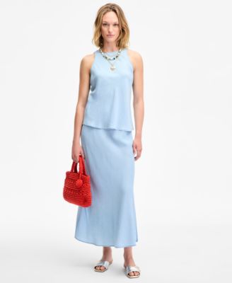 Women's Chambray Sleeveless Top, Exclusively at Macy's