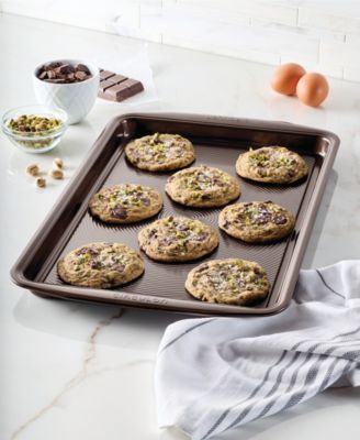 Symmetry Nonstick Chocolate Brown 11" x 17" Cookie Pan