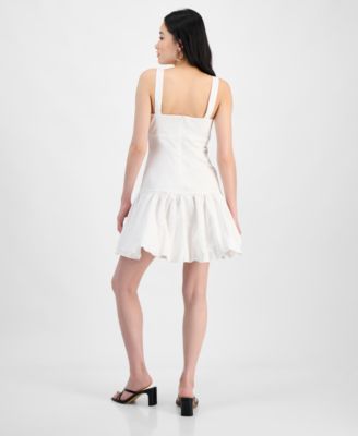 Women's Sleeveless Bubble-Hem A-Line Dress, Exclusively at Macy's