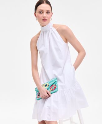 Women's Halter Bow-Back Mini Dress, Exclusively at Macy's