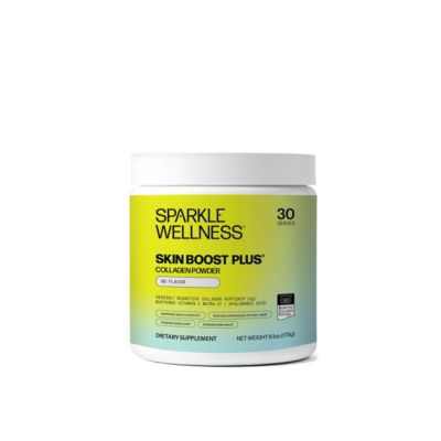Skin Boost Plus [30-Serves] | Collagen Powder Supplement with Verisol Bioactive Hydrolyzed Collagen Peptides, Vitamin C & Hyaluronic Acid - No flavor