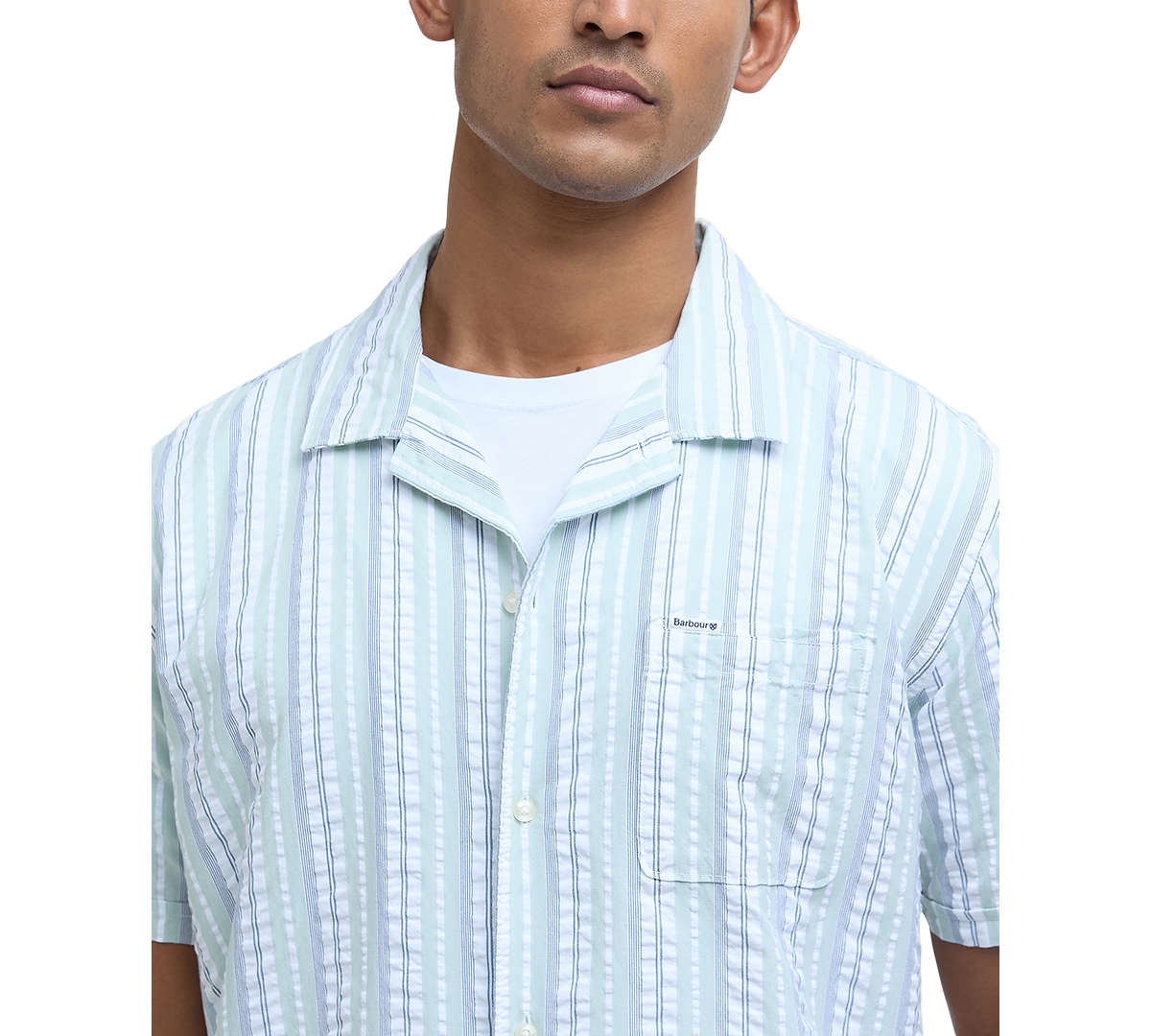 Barbour Beechcroft Regular Fit Short Sleeve Camp Shirt