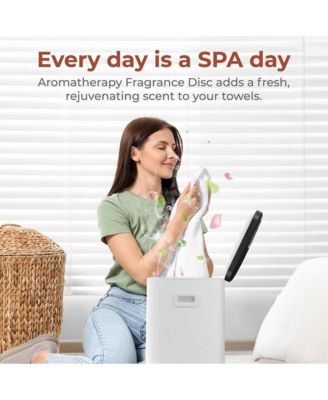 Towel Warmer Bucket, 23L, Adjustable Timer, Auto Shut-Off, Black