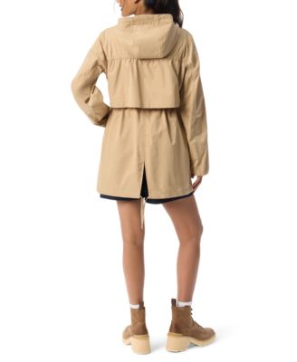 Women's Rain Parka Long Sleeves Jacket