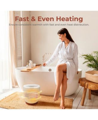 Bucket Towel Warmer, 12L, Adjustable Timer, Auto Shut-Off, Cherry