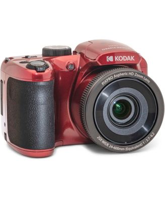 PIXPRO Astro Zoom AZ255 16MP Full HD 3" LCD Screen Digital Camera, Red